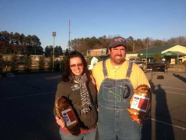 2013 Jim Ledbetter Champs Stephanie and Carl Meyers: All Smiles with their Denver Marine 2013 Ranger Z118 on the way!