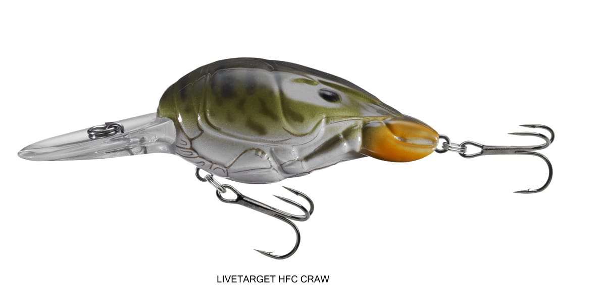 LIVETARGET Introduces New HFC (Hunt-for-Center) Crawfish Crankbait