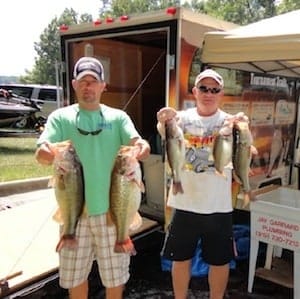 2nd Place: Ted Boyette & John Parrish of Kenly...5 bass...18.23 lbs