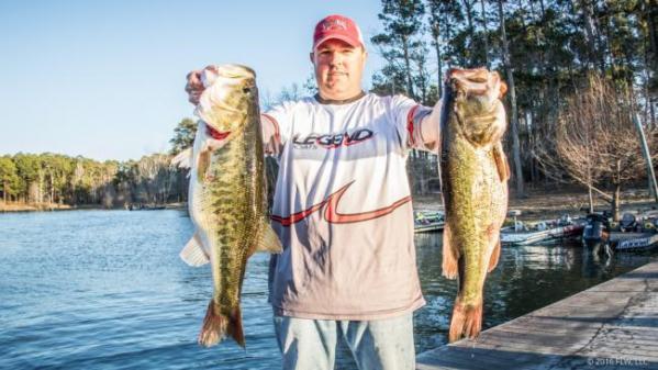 Kris Wilson Leads Costa FLW Event on Rayburn: Photo Courtesy of FLW