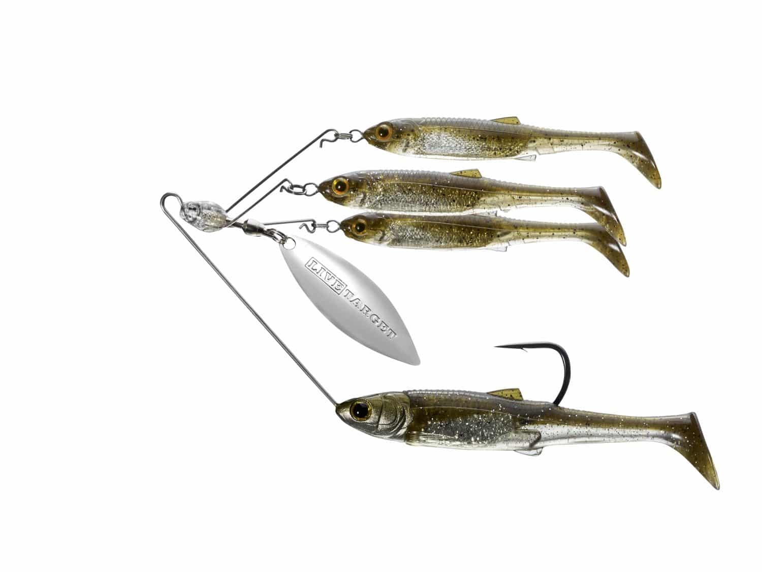 LIVETARGET New Concept and Lure Introduction, BaitBall Spinner Rig: –  Anglers Channel