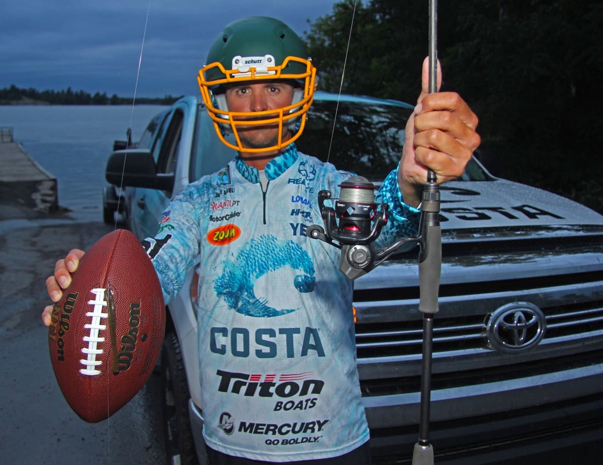Bassmaster Elite Series pros know St. Lawrence is full of footballs