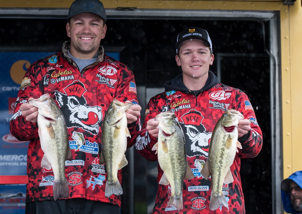 N.C. State Anglers Vault Into Lead In Bassmaster College Series Tournament  On Lake Norman – Anglers Channel