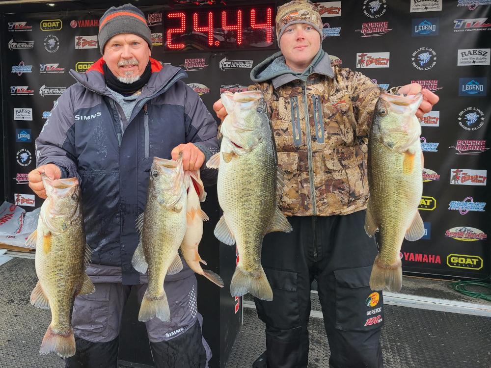 Wheeler & Davenport win TTZ on LBJ with over 24 pounds! – Anglers Channel