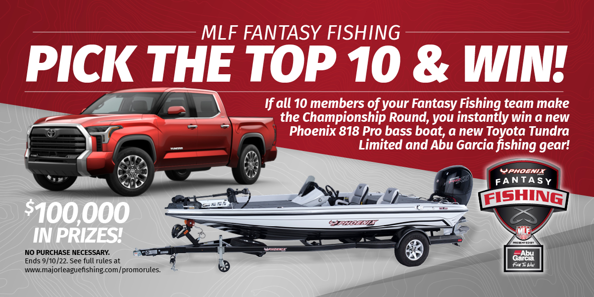 Phoenix Fantasy Fishing Presented by Abu Garcia: Pick the Top 10 Anglers  and Instantly Win a Toyota Tundra and Phoenix Boat Loaded with Abu Garcia  Gear – Anglers Channel