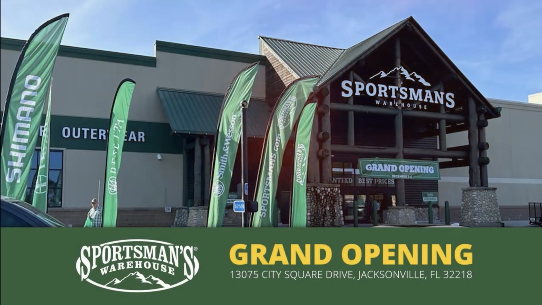 Sportsman's Warehouse Jacksonville Grand Opening video – Anglers