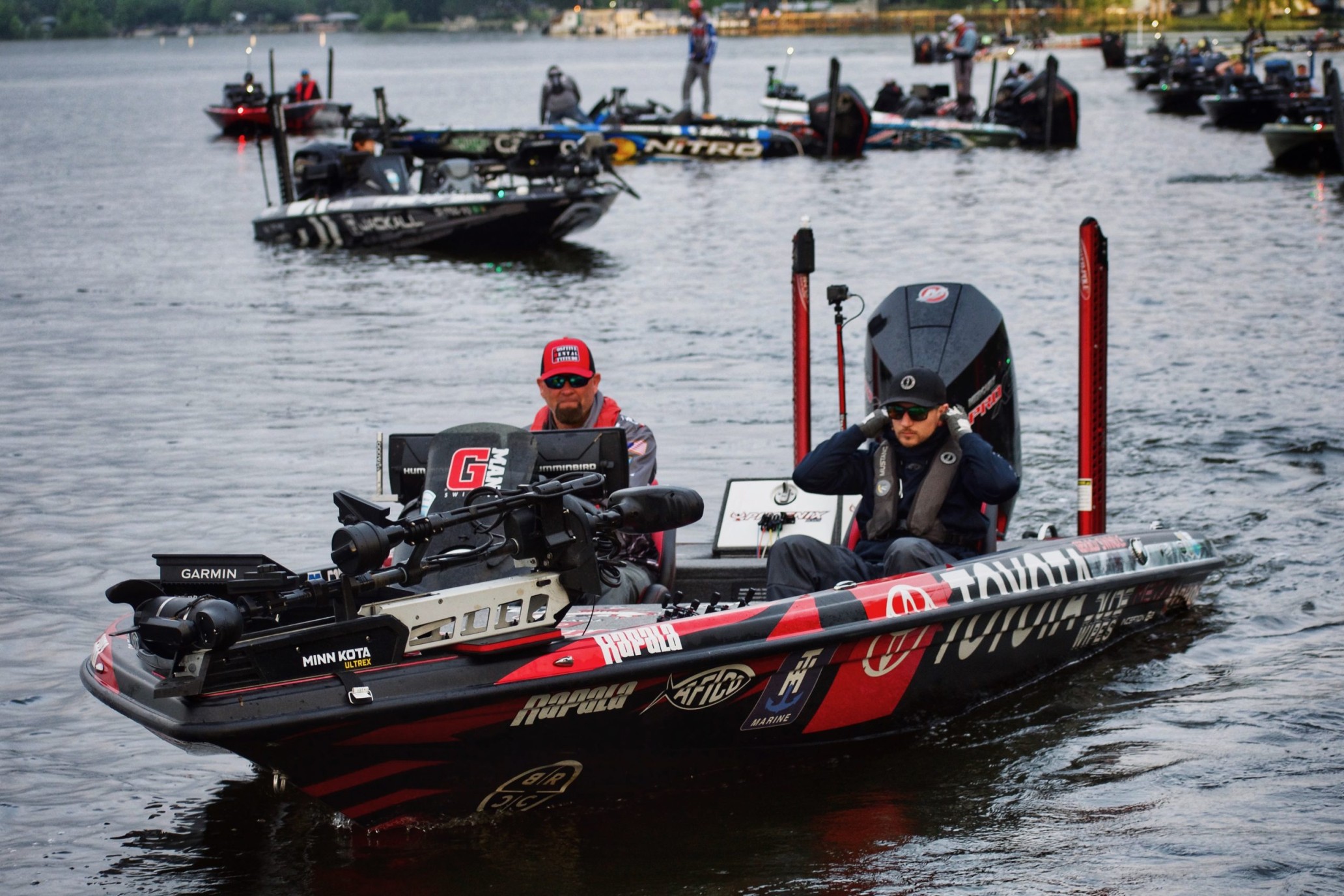 Gerald Swindle  Day 1 of the MLF Toyota series here at Lake