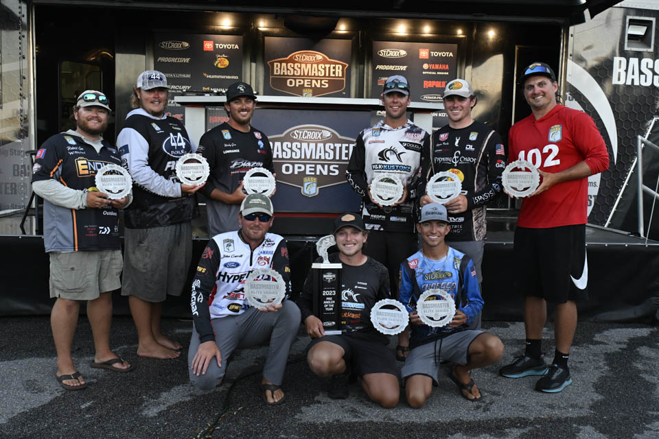 Thompkins takes Bassmaster Opens EQ points title, eight others punch Elite  Series ticket – Anglers Channel