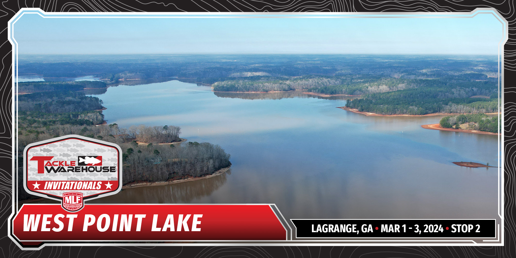 LaGrange, Georgia Set to Host MLF Tackle Warehouse Invitationals Stop 2 on  West Point Lake Presented by Suzuki – Anglers Channel