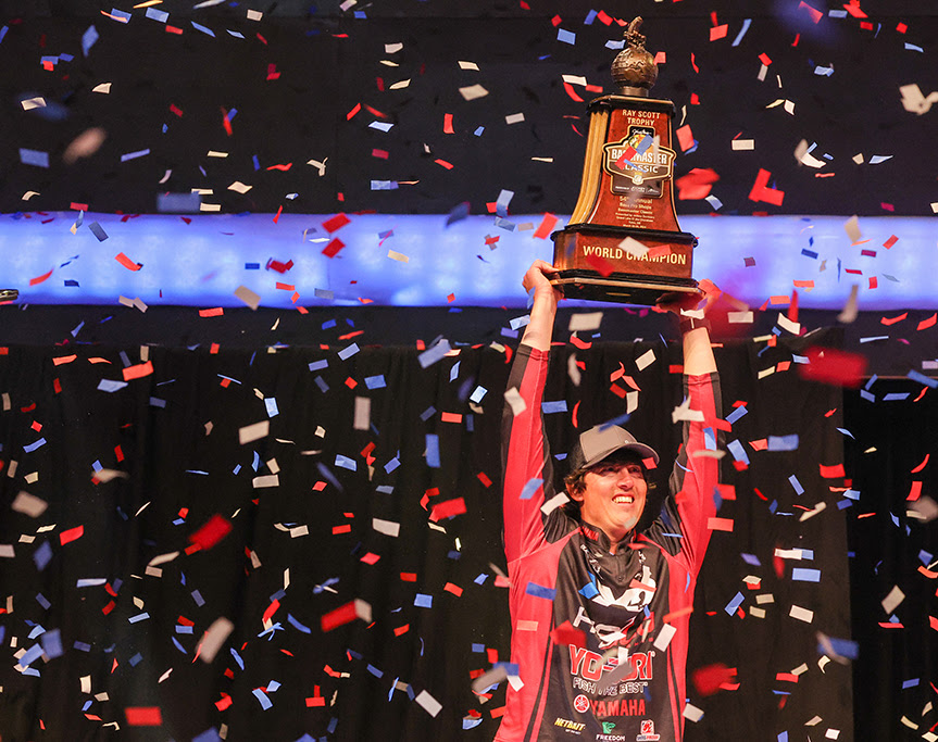 Hamner completes wiretowire Bassmaster Classic victory on Grand Lake
